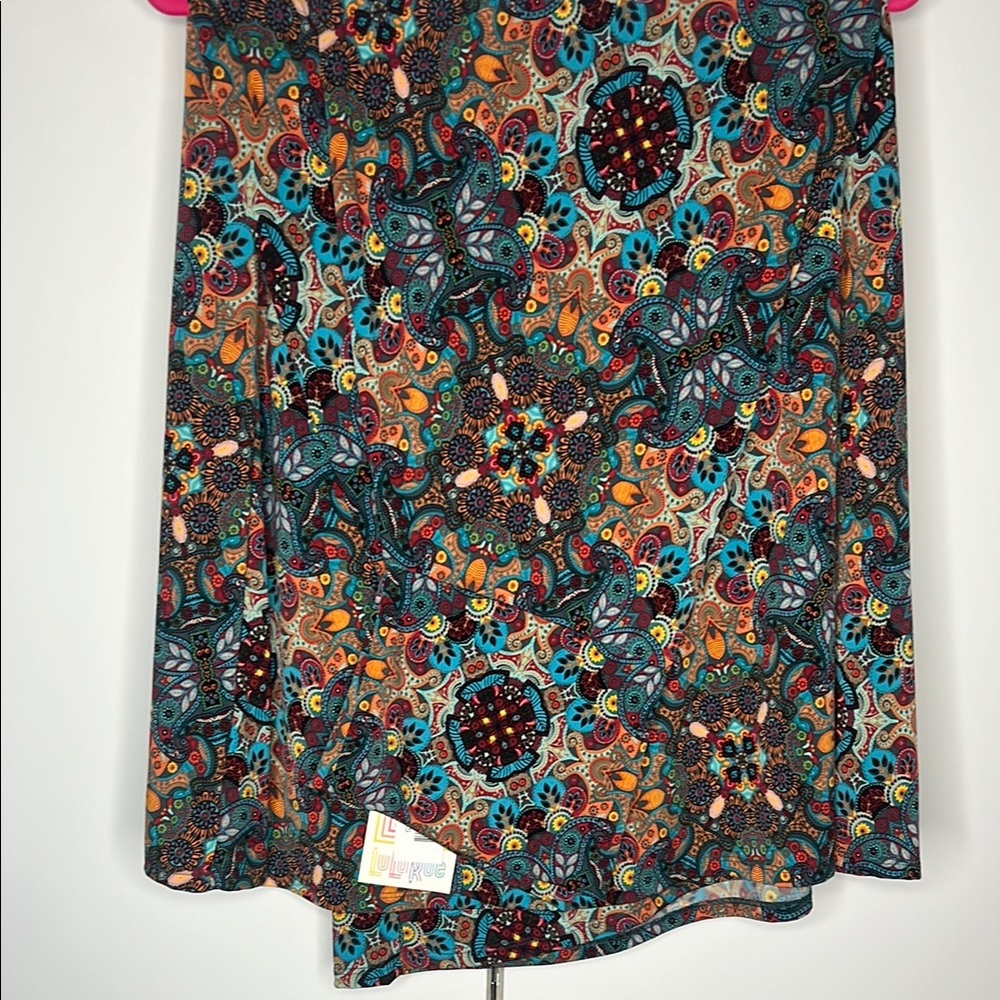 LuLaRoe Blue Orange Maxi Skirt